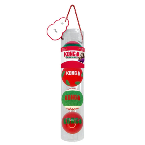 KONG Holiday Occasions Balls Four Pack