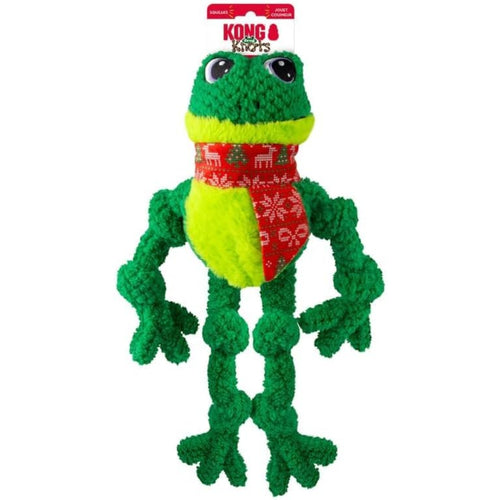 KONG Holiday Knots Frog Dog Toy L/XL