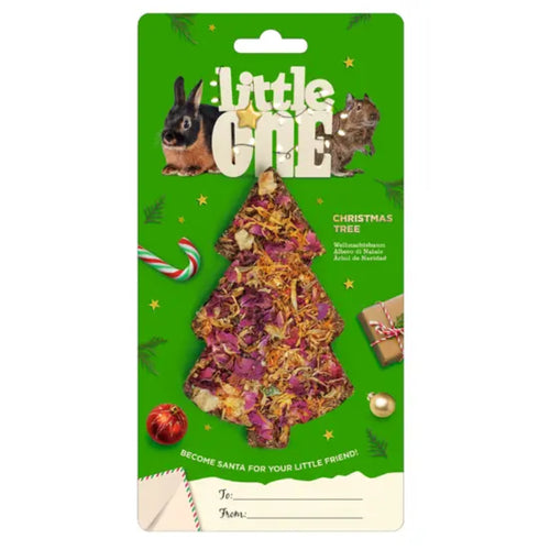 Little One Christmas Tree Treat Toy for Small Mammals 65gr