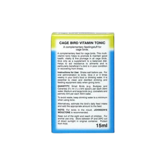 Johnson’s Cage Bird Vitamin Tonic 15ml