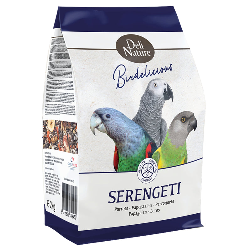 Load image into Gallery viewer, Deli Nature Birdelicious Serengeti complete food for African parrots
