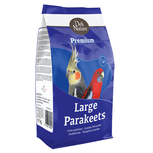 Deli Nature Large Parakeet premium seed mix for large parakeets