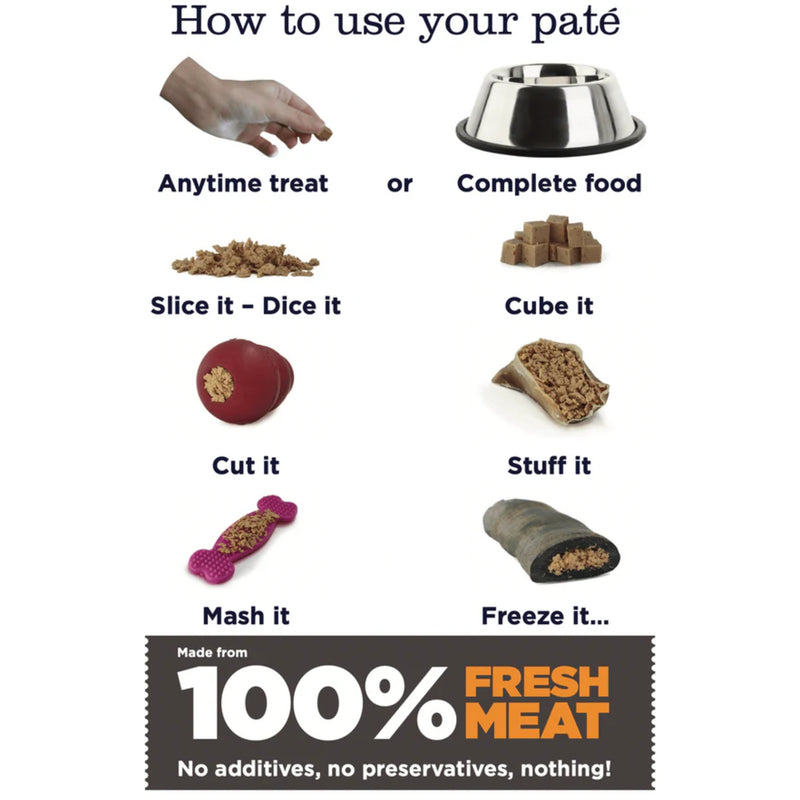 Load image into Gallery viewer, JR Beef Paté 80g – Single-Protein, Grain-Free Dog Treat
