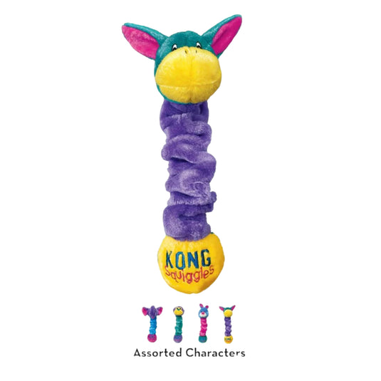 KONG Squiggles Small dog toy assorted characters