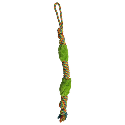 Hem & Boo Long Rope with Fur and TPR dog toy