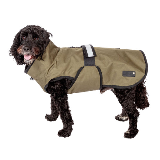 Danish Design 3in1 Olive Dog Coat