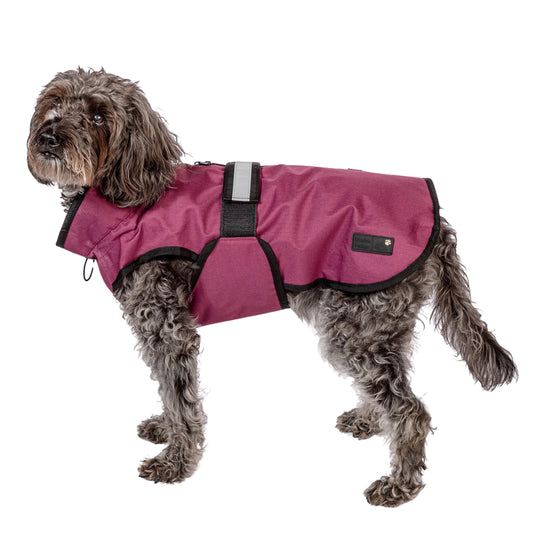 Danish Design 3in1 Plum Dog Coat