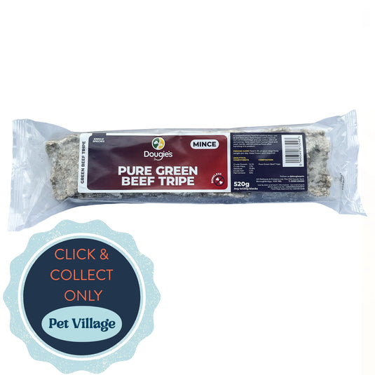 Dougies Pure Green Beef Tripe Mince 520g