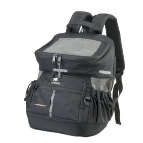 Ferplast Voyager Backpack Carrier for Cats and Small Dogs – Side and Front View