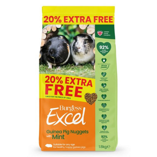 Burgess Excel Guinea Pig with Mint 1.8kg