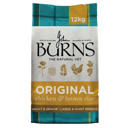 Burns Large & Giant Dog Breed Chicken & Brown Rice Dry Dog Food 12kg