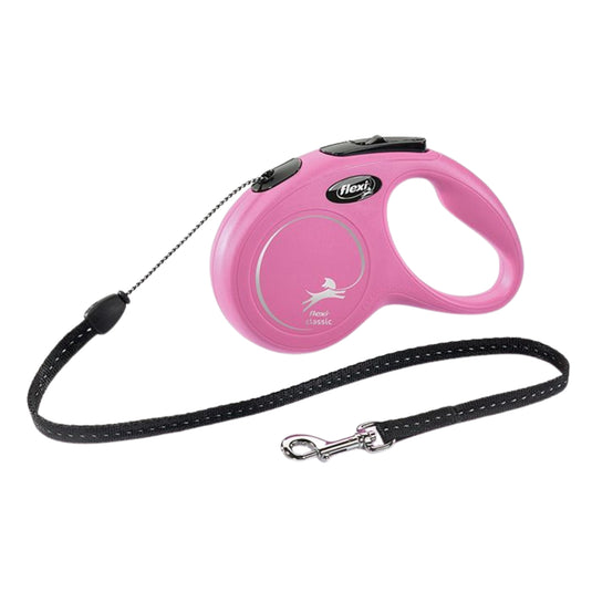 Flexi Classic Cord Pink Dog Lead
