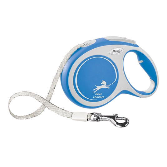 Flexi Comfort Tape Blue Dog Lead