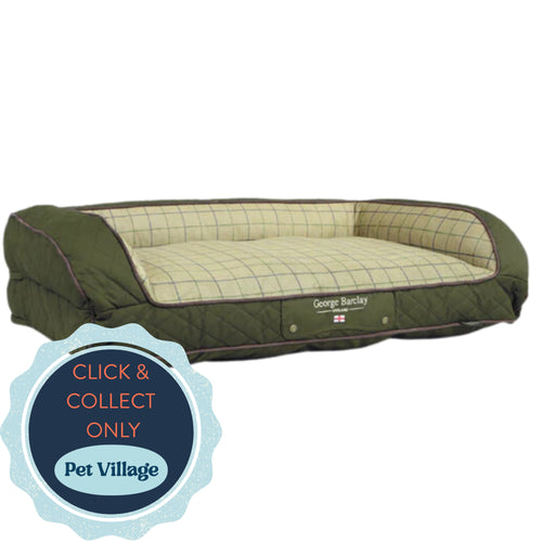 George Barclay Country Dog Sofa Bed Olive Green
