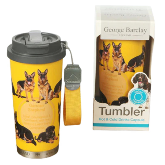 George Barclay German Shepherd Tumbler For Hot & Cold Drinks 500ml