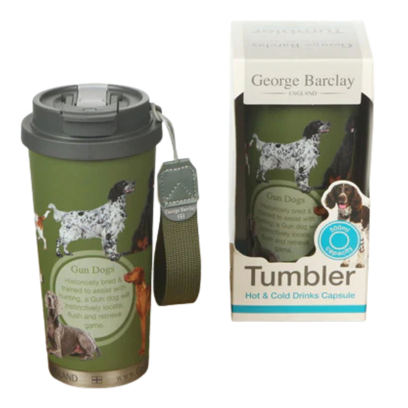 Load image into Gallery viewer, George Barclay Gundogs Tumbler For Hot &amp; Cold Drinks 500ml
