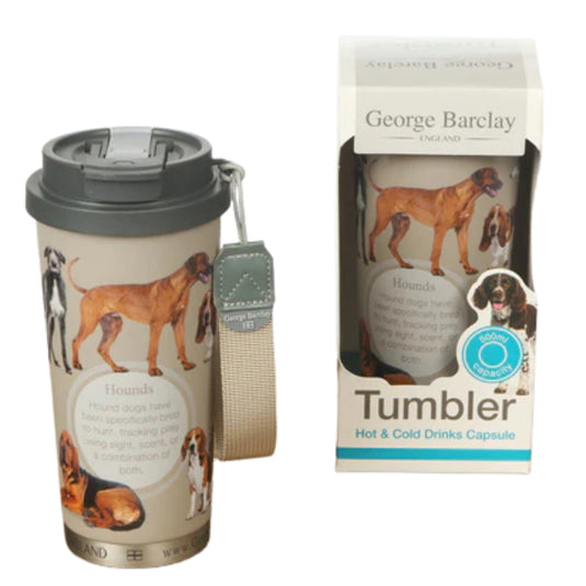 George Barclay Hounds Tumbler For Hot & Cold Drinks 500ml