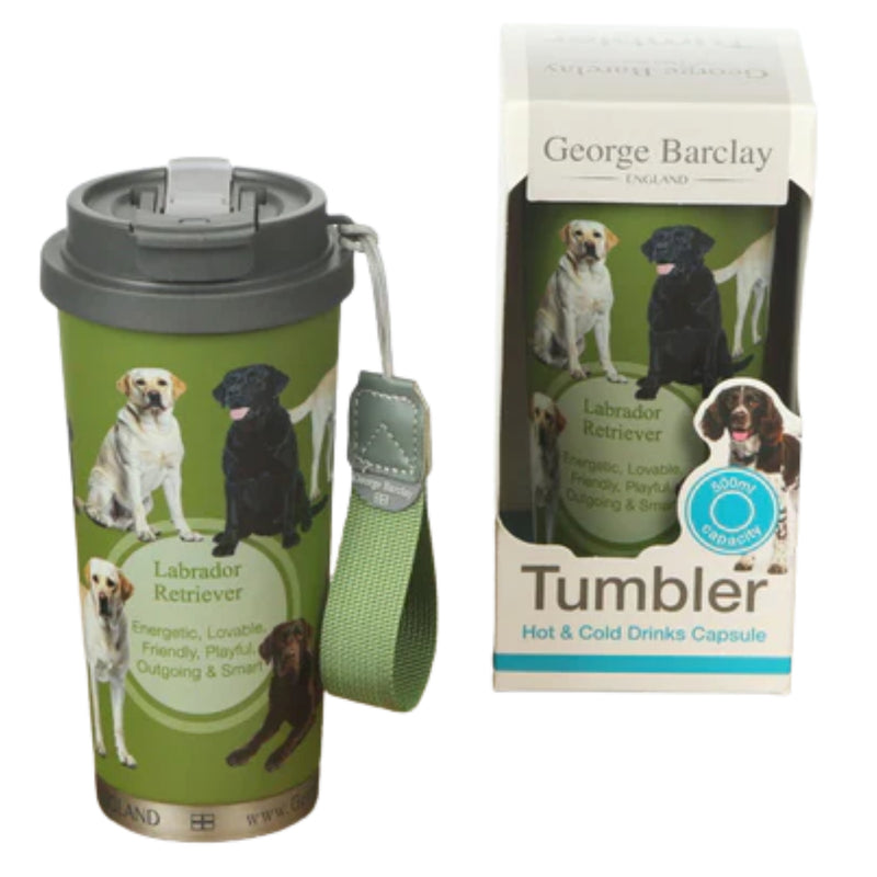 Load image into Gallery viewer, George Barclay Labrador Retriever Tumbler For Hot &amp; Cold Drinks 500ml
