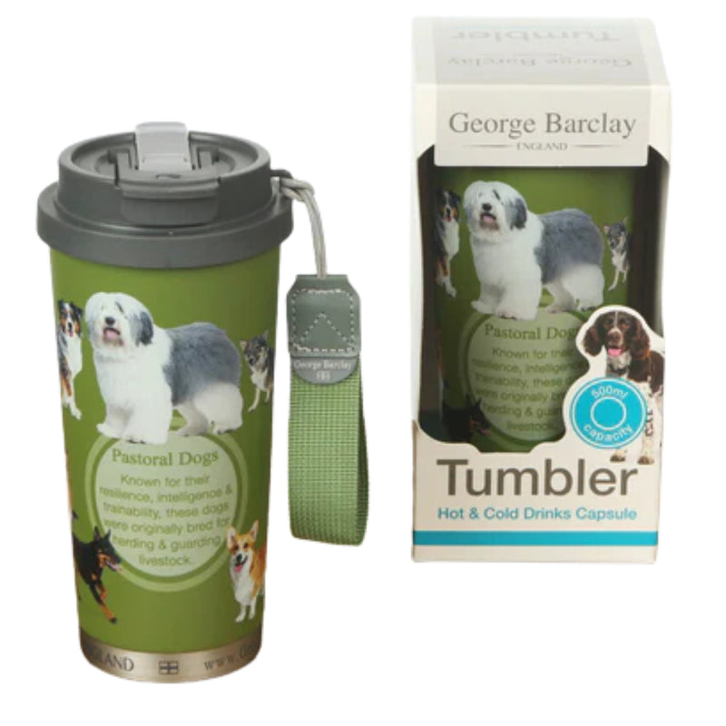 Load image into Gallery viewer, George Barclay Pastoral Dogs Tumbler For Hot &amp; Cold Drinks 500ml
