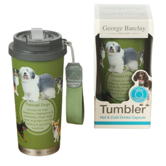 George Barclay Pastoral Dogs Tumbler For Hot & Cold Drinks 500ml