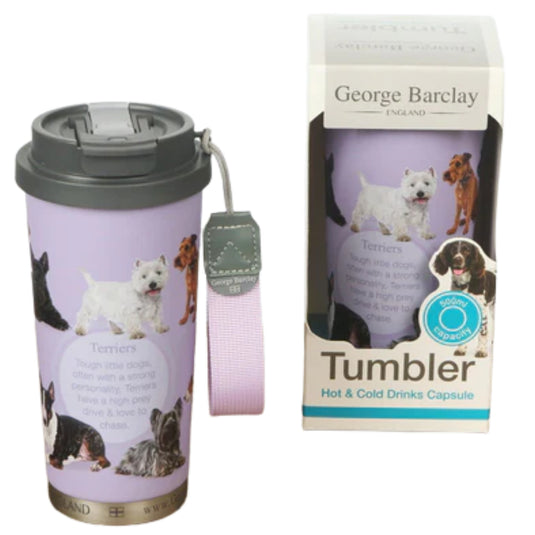 George Barclay Terriers Tumbler For Hot & Cold Drinks 500ml