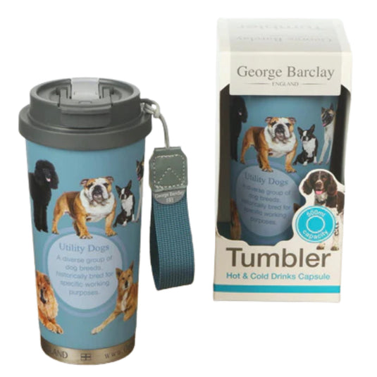 George Barclay Utility Dogs Tumbler For Hot & Cold Drinks 500ml