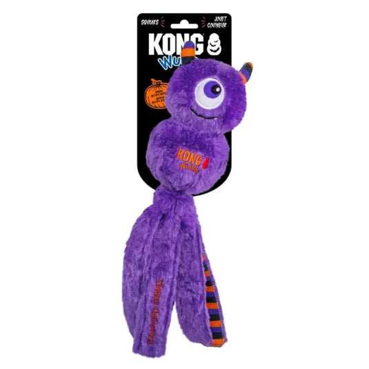 KONG Halloween Wubba Monster Purple Dog Toy lg