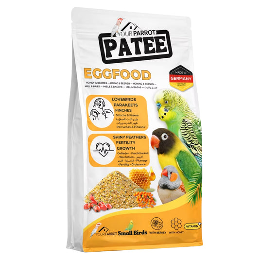 Your Parrot Egg Food for Small Birds premium soft egg food made in Germany