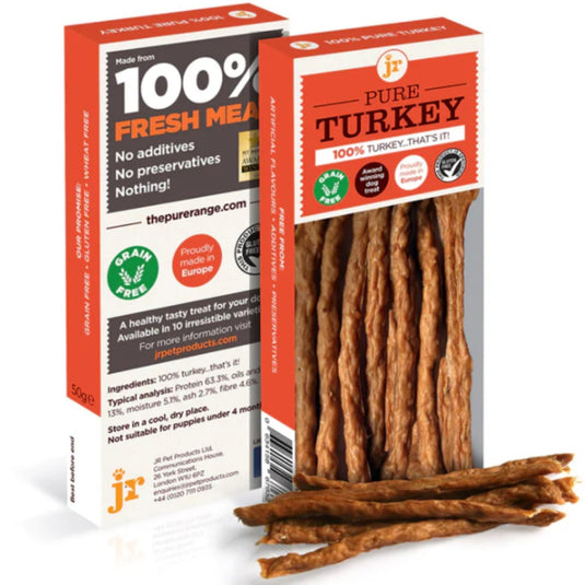 JR Pure Turkey Sticks 50g