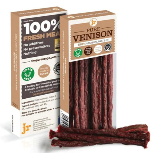 JR Pure Venison Sticks 50g