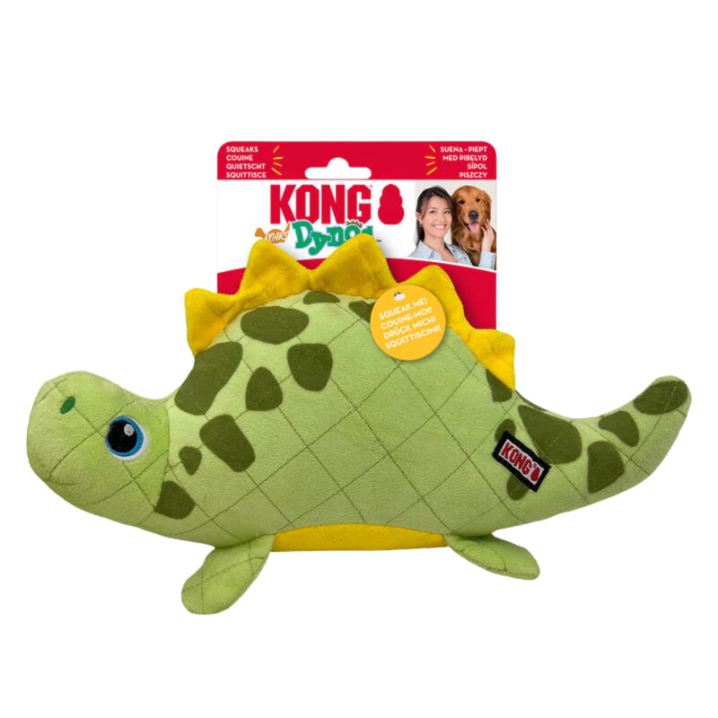 Load image into Gallery viewer, KONG Roar Dyno Squeaky Dog Toy – Durable dog toy with squeaky roar sound, perfect for interactive play and fetch.
