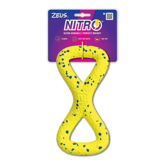Zeus Nitro Tugger 22cm – durable, flexible, and floating dog tug toy