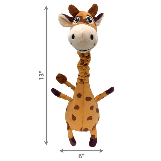 KONG Giraffe Shakers Bobz Wobbly Neck Dog Toy