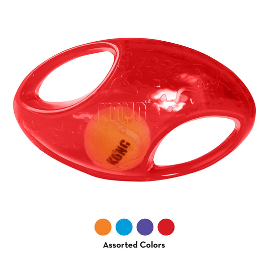 KONG Jumbler Football Dog Toy – Medium/Large