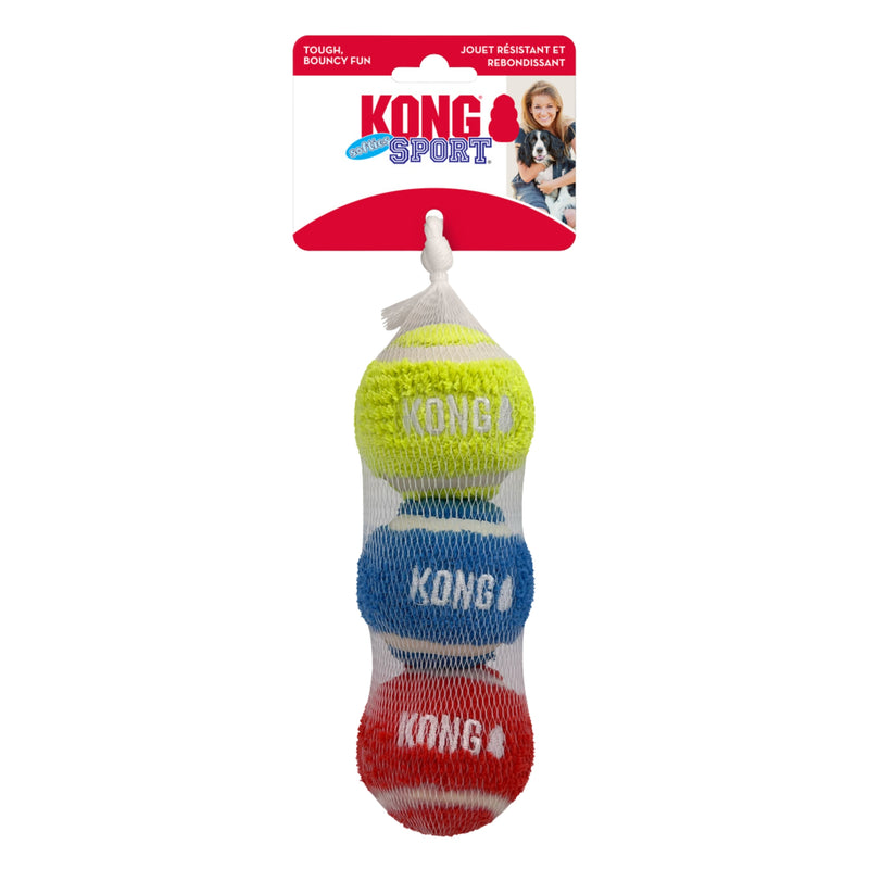 Load image into Gallery viewer, KONG Sport Softies Balls – 3 Pack Small &amp; Medium
