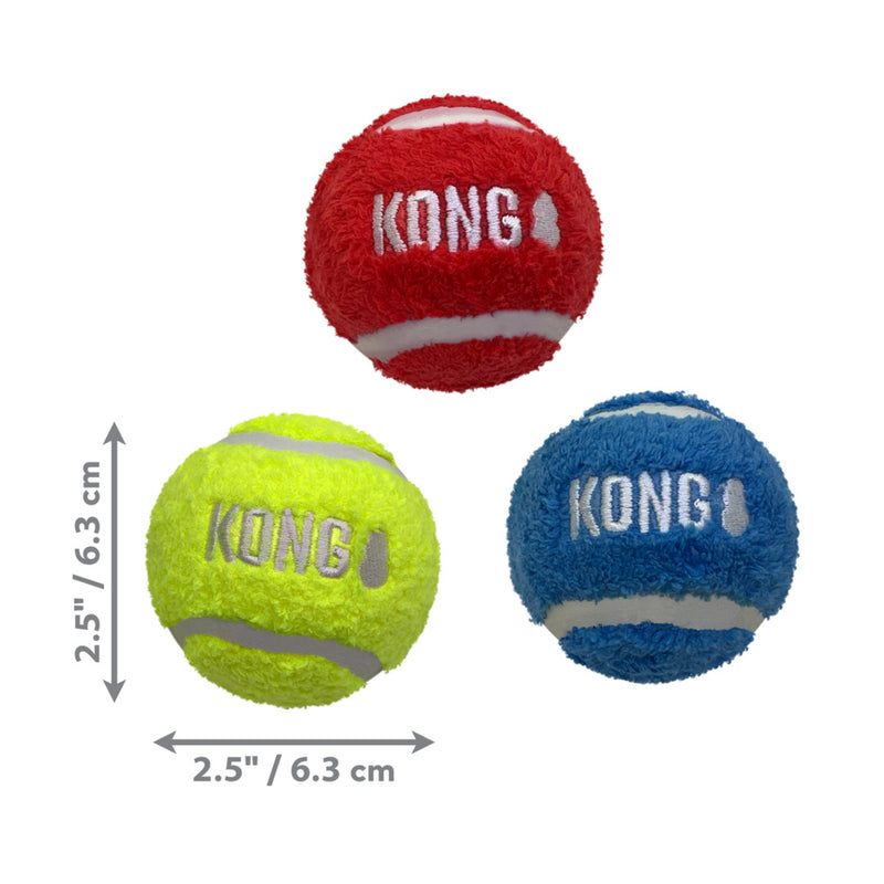 Load image into Gallery viewer, KONG Sport Softies Balls – 3 Pack Small &amp; Medium
