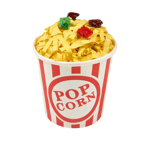 Bucket of Popcorn Bird Toy for Foraging and Enrichment