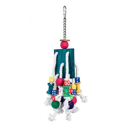 Casino Foraging Toy – Colourful Enrichment Toy for Curious Parrots