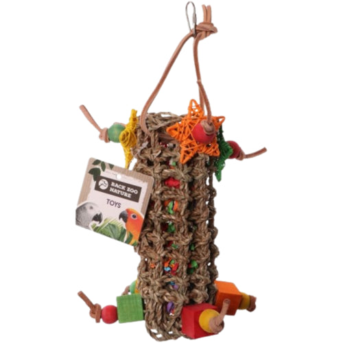 Back Zoo Nature Woven Pinata Bird Toy for Medium Birds