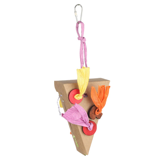 Pizza Box Medium Bird Toy 10x30cm