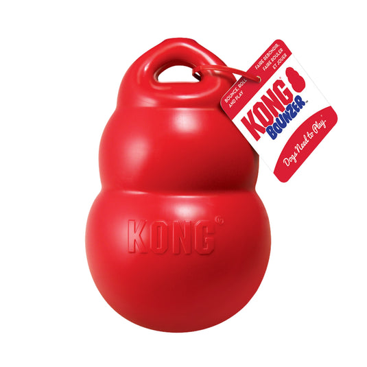 KONG Bounzer Large Dog Toy – Durable Bouncy Play