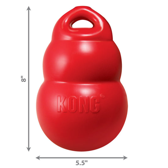 KONG Bounzer Large Dog Toy – Durable Bouncy Play