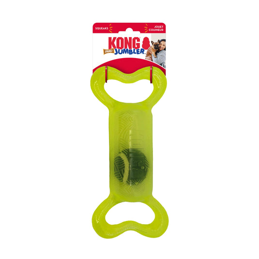 KONG Tug Jumbler Assorted Interactive Tug and Fetch Dog Toy