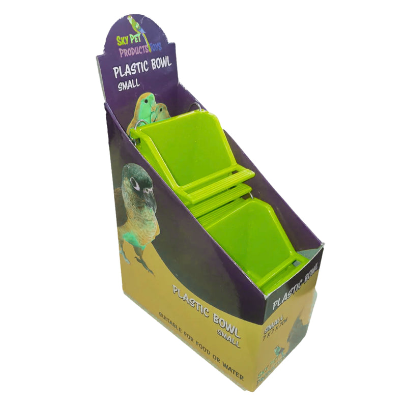 Load image into Gallery viewer, Plastic Bird Feeding Bowl – Small, Medium &amp; Large
