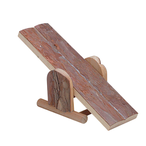 Wooden Seesaw Toy for Small Pets & Birds