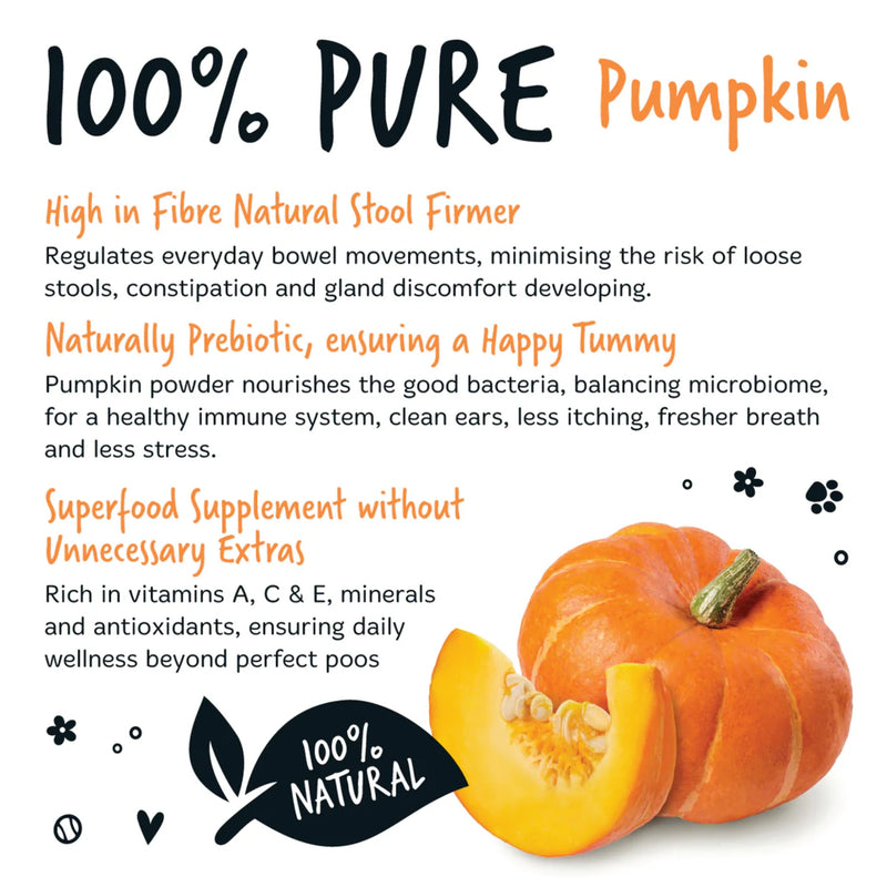 Load image into Gallery viewer, Bugalugs Pumpkin Powder for Dogs 200g
