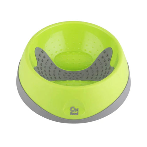 Lickimat Oral Health Dog Bowl Small Green – dental care feeding bowl for small dogs