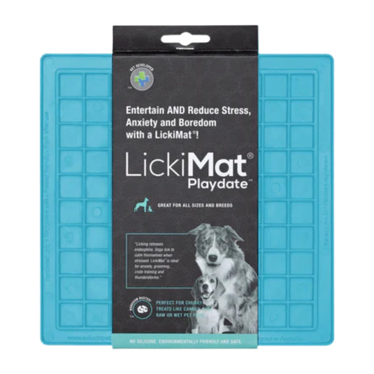 Lickimat Playdate – interactive dog lick mat for treats and enrichment