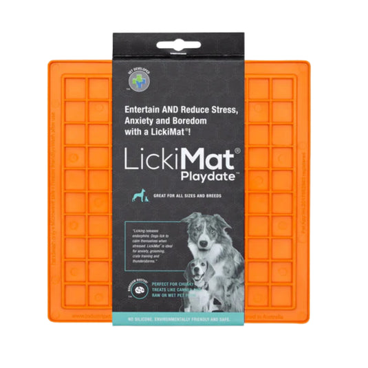 Lickimat Playdate | Interactive Dog Lick Mat for Treats & Enrichment