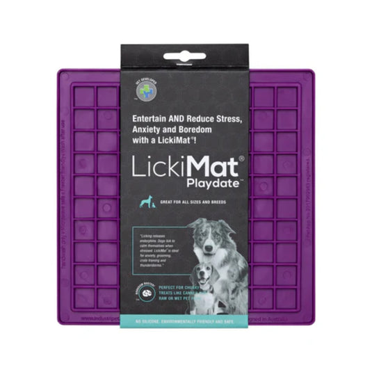 Lickimat Playdate | Interactive Dog Lick Mat for Treats & Enrichment